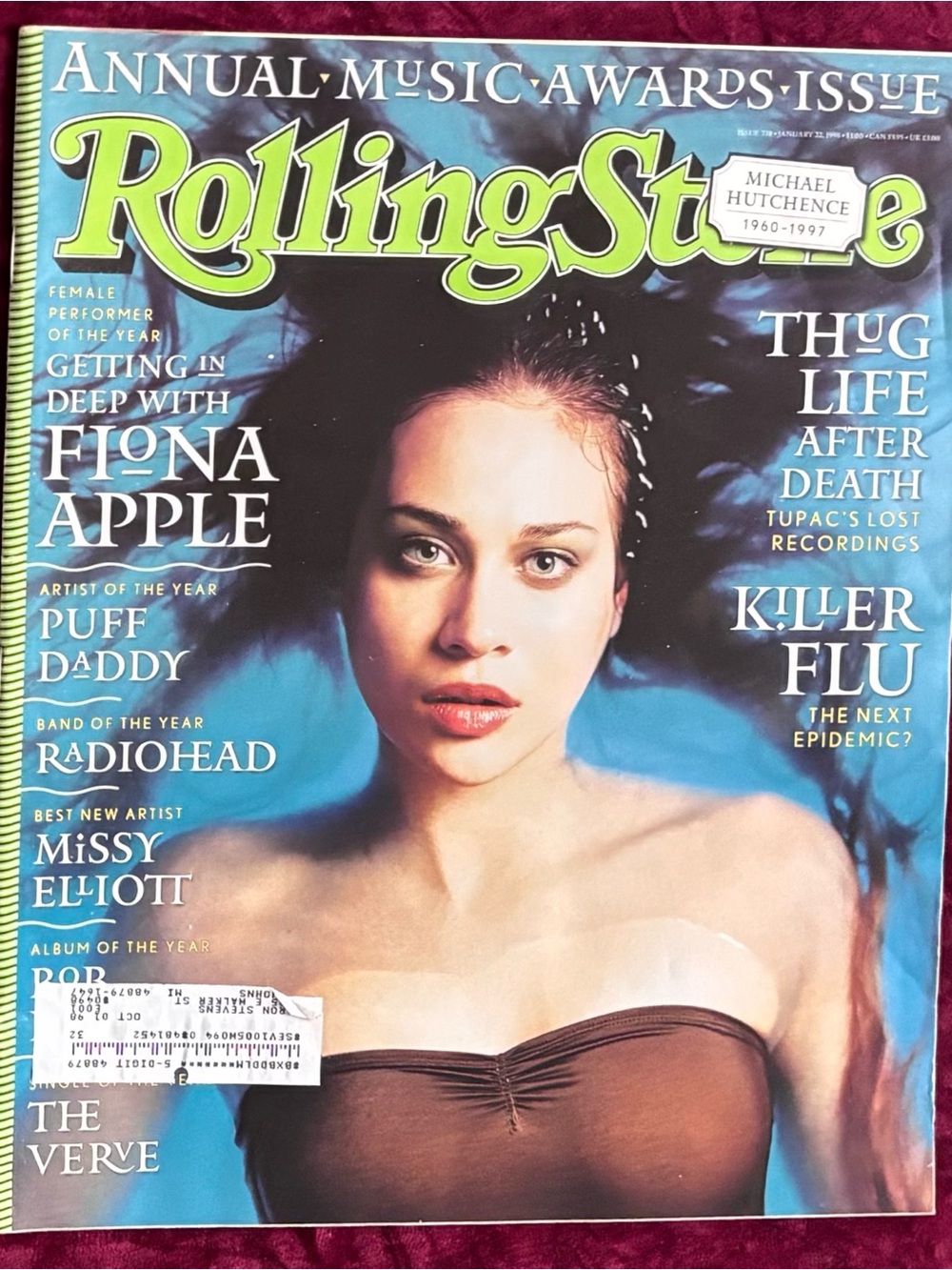 Rare Vintage Rolling Stone January 1998
Fiona Apple